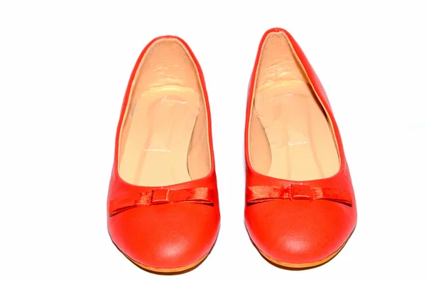 Kožené boty ženy — Stockfoto