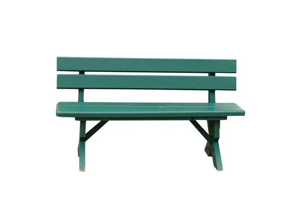 Chaise en bois vert . — Photo