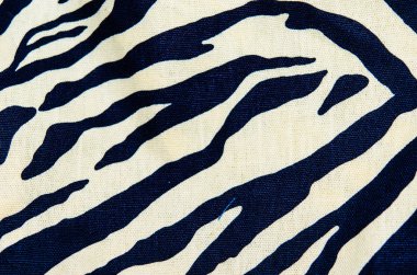Zebra kumaş deseni