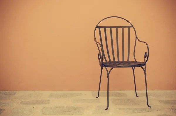 Steel chair vintage — Stock Photo, Image