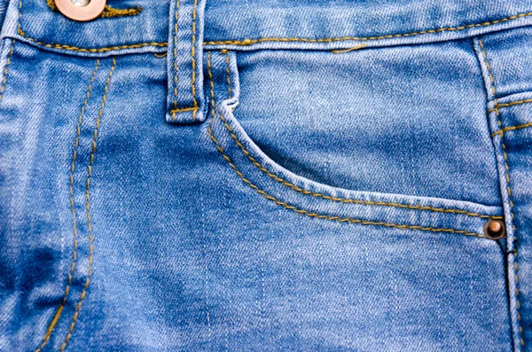 Jeans pocket — Stock Photo, Image