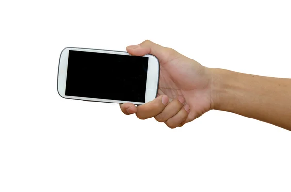 Teléfono inteligente en la mano — Foto de Stock