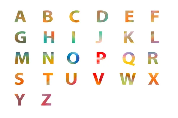 Alfabeto A a Z — Fotografia de Stock