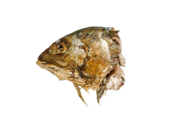 Cabeza de pescado frito — Foto de Stock