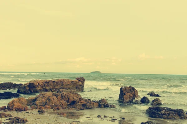 Море и пляжный винтаж — стоковое фото