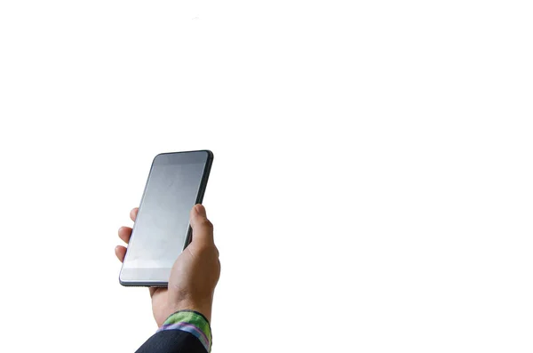 Бизнесмен Смартфоном Цифровые Технологии — стоковое фото