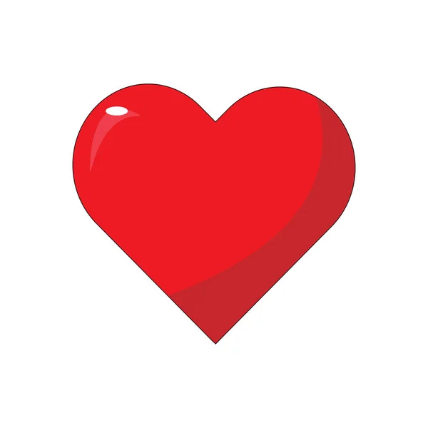 Kırmızı Kalpler Arka Plan Vektör Sevgililer Günü Romantik — Stok Vektör