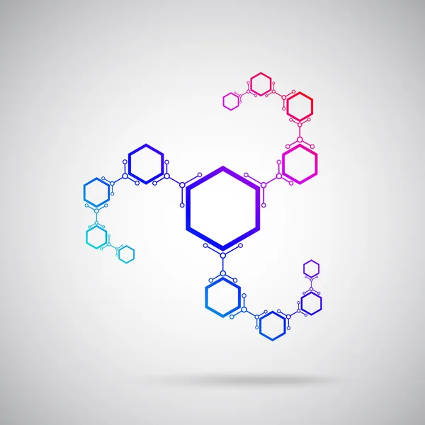 Barevné spojení — Stockový vektor
