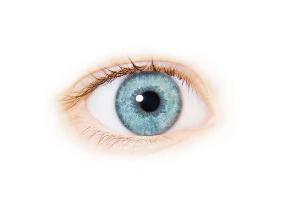 Blaue Augen Baby Mädchen — Stockfoto