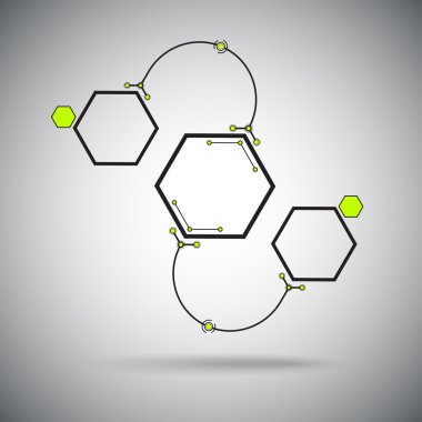 bir yay şeklinde iletişim