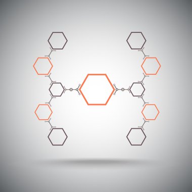 Onbir bağlı hücreler turuncu