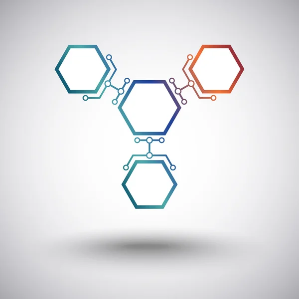 Connexion par gradient — Image vectorielle