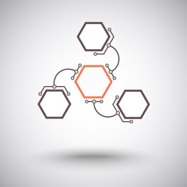 yay şeklinde bağlantılar turuncu