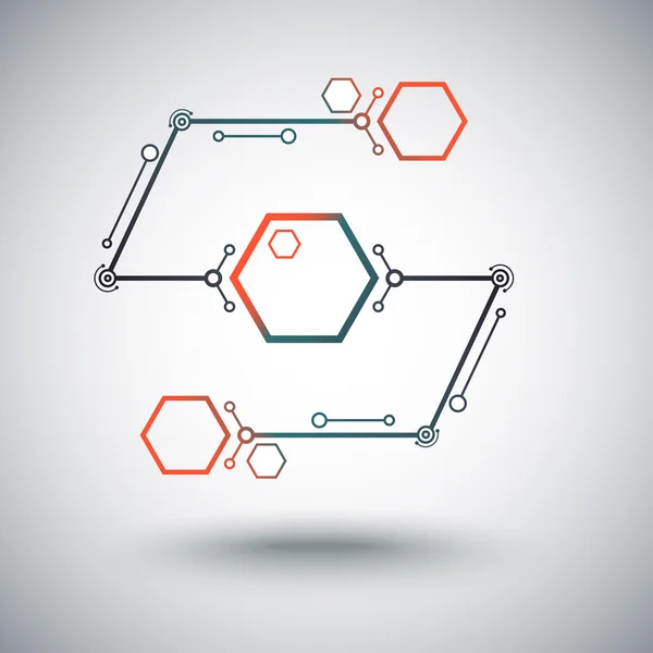 Compostos gradiente laranja-verde —  Vetores de Stock