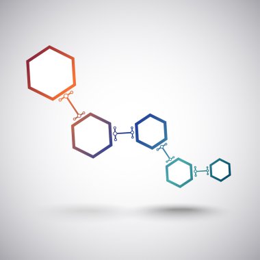 Beş hücrelere degrade