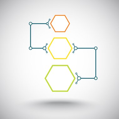 çokgenler renkli bağlantı