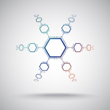 bağlantılı hücre farklı boyutta. dışbükey