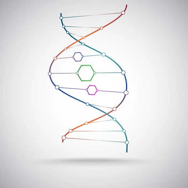 dna molekülü renk