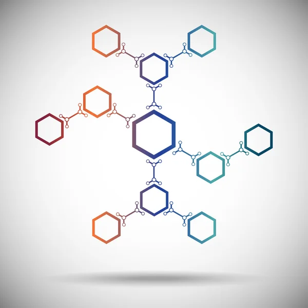 概念连接用户 — 图库矢量图片