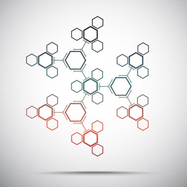 soyut kaleidoscope gradyan