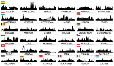 City skyline European countries2