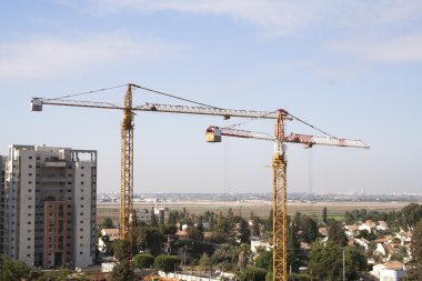 Şantiye kule vinç ile