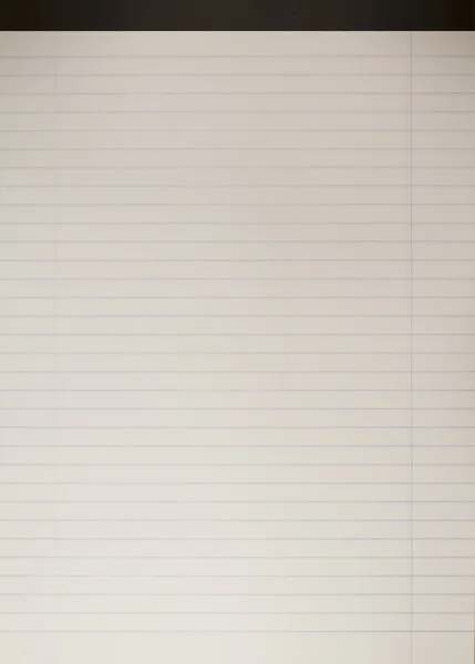 Editable background - white notebook paper — 图库照片