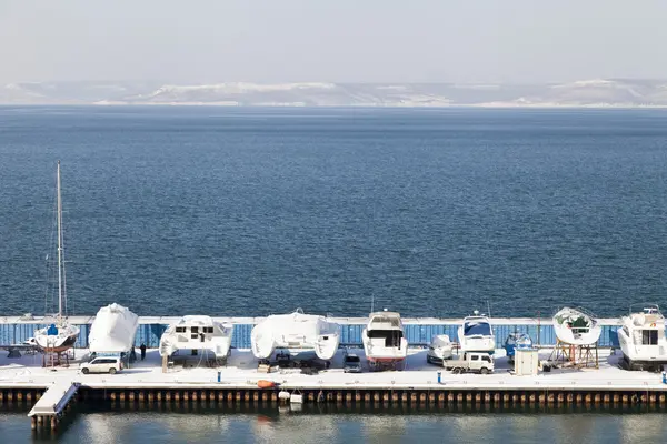 Bateaux sur l'amarrage — Photo