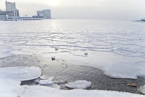 Eis auf dem Meer — Stockfoto