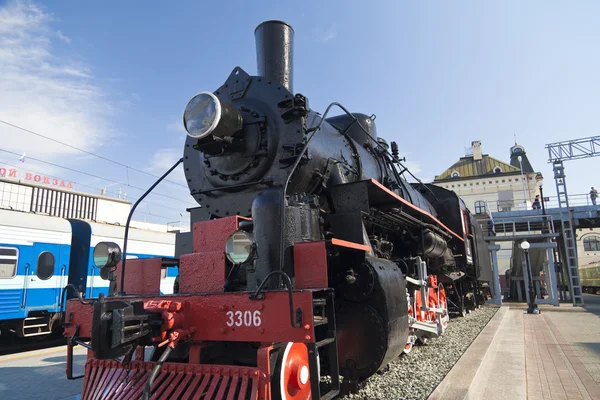 Locomotiva a vapor — Fotografia de Stock