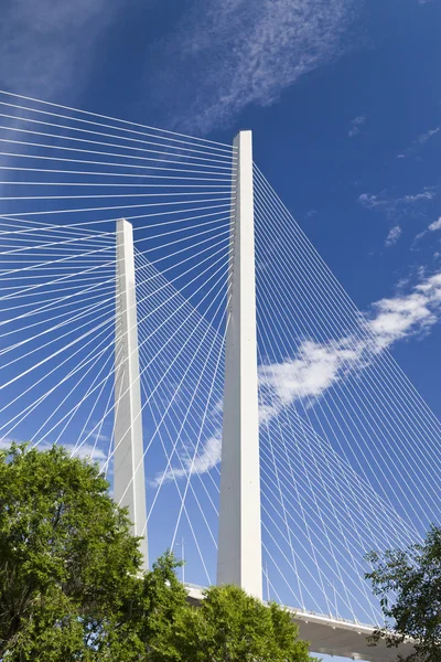 Big suspension bridge — Stock Photo, Image