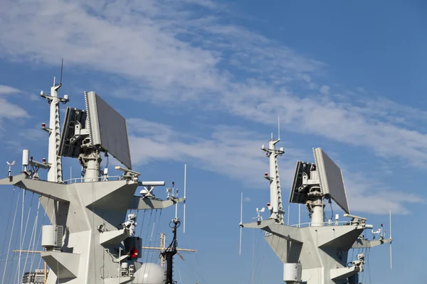 Los barcos militares en el amarre —  Fotos de Stock