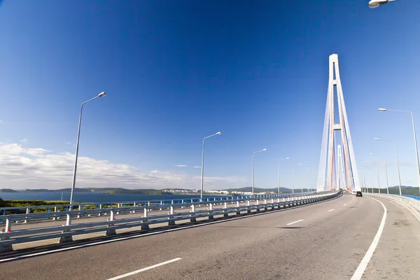 Grande ponte de suspensão — Fotografia de Stock