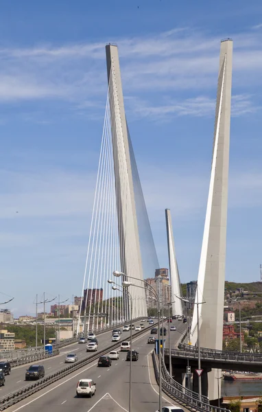 Grande ponte de suspensão — Fotografia de Stock