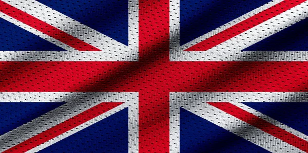 Flaga Wielkiej Brytanii Tekstury Sportowe Poziomy Plakat Tematyczny Sportu Kartki — Zdjęcie stockowe