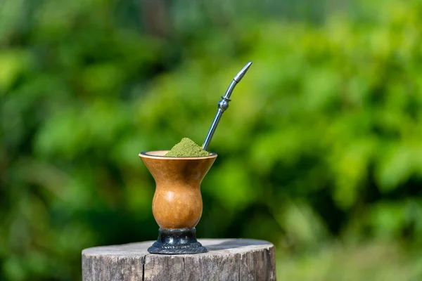 Chimarro Tradizionale Brasiliano Yerba Mate — Foto Stock