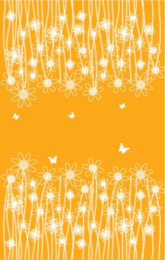 vektör çizim çiçek arka