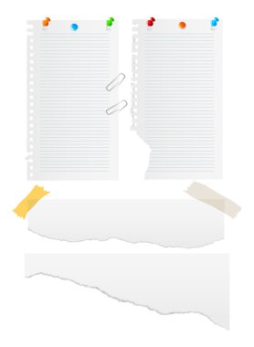 Kağıt vektör set