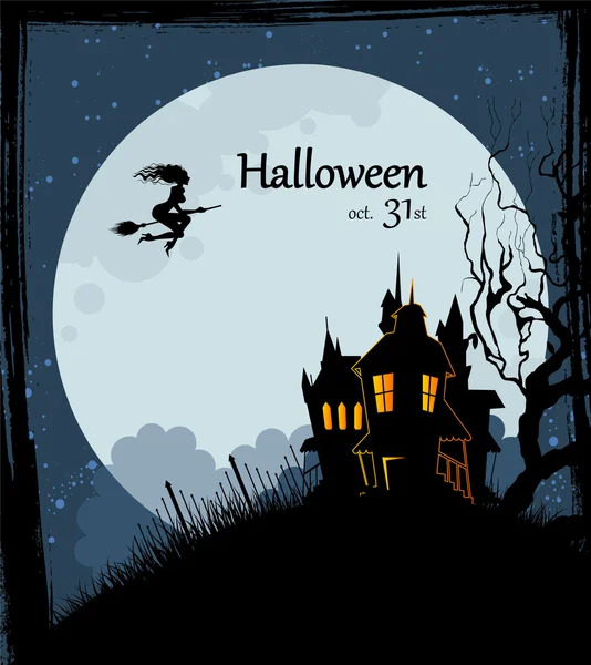 Illustration vectorielle de Halloween retour — Image vectorielle