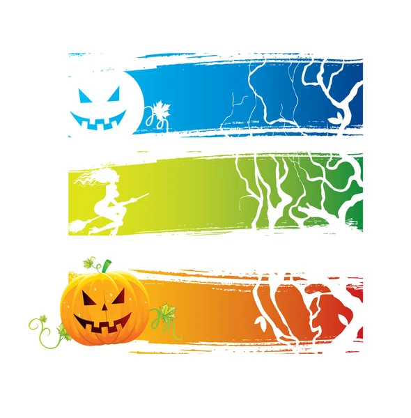 Halloween dos sombre, illustration vectorielle — Image vectorielle