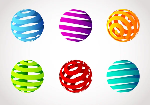 Ilustración vectorial de burbujas de voz en color — Vector de stock