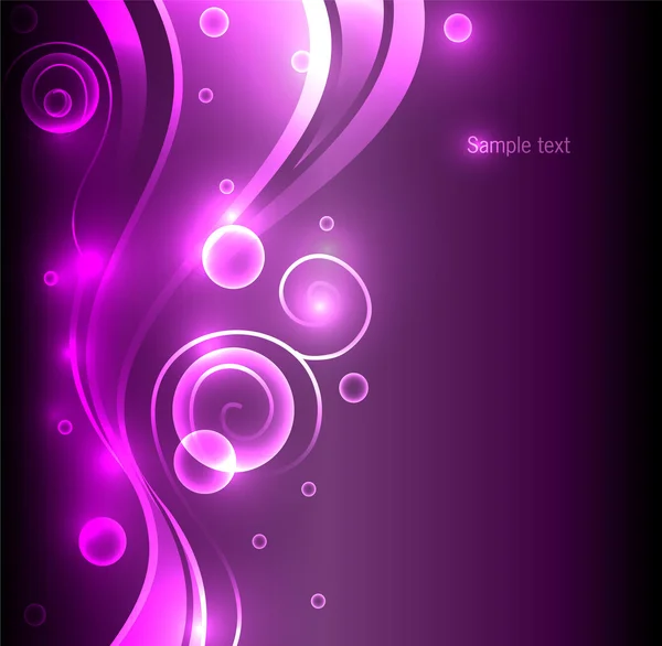 Abstract color glowing background — Stock Vector