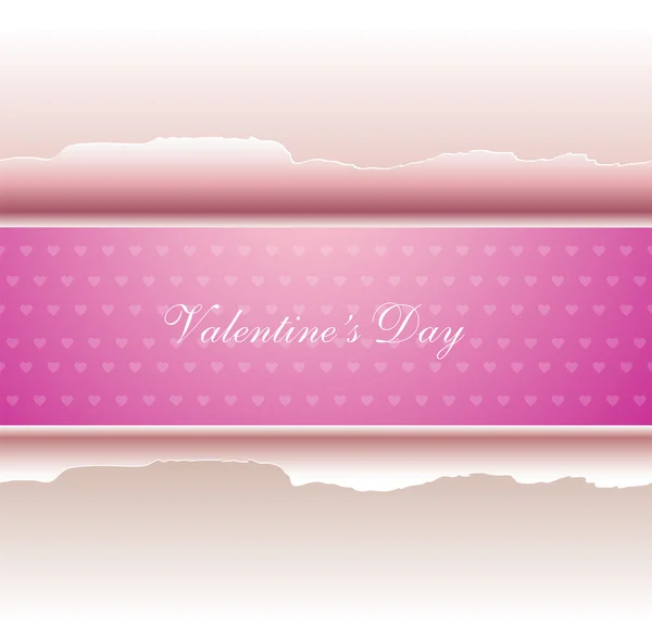 Vector illustration of Valentine's day card — Stock Vector