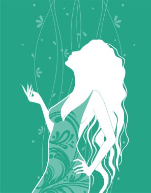 Güzellik çiçek kadın