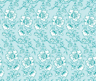 Çiçeksiz desenlerin vektör çizimi