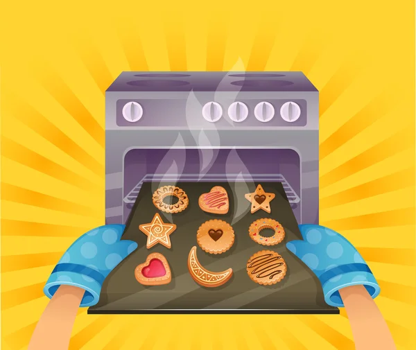 Galletas — Vector de stock