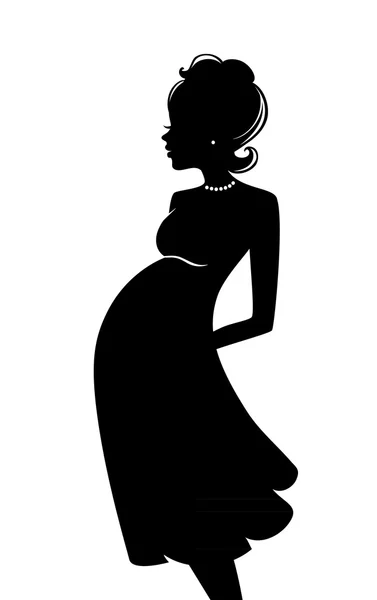Pregnant woman — Stock Vector