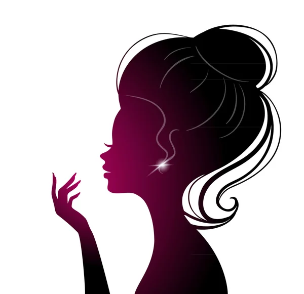 Mujer de belleza — Vector de stock