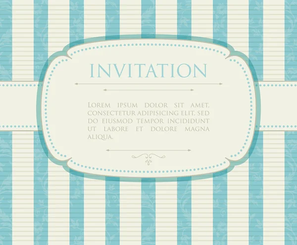 Invitation — Stock Vector