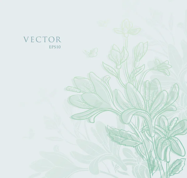 Квітковий backgrond — стоковий вектор